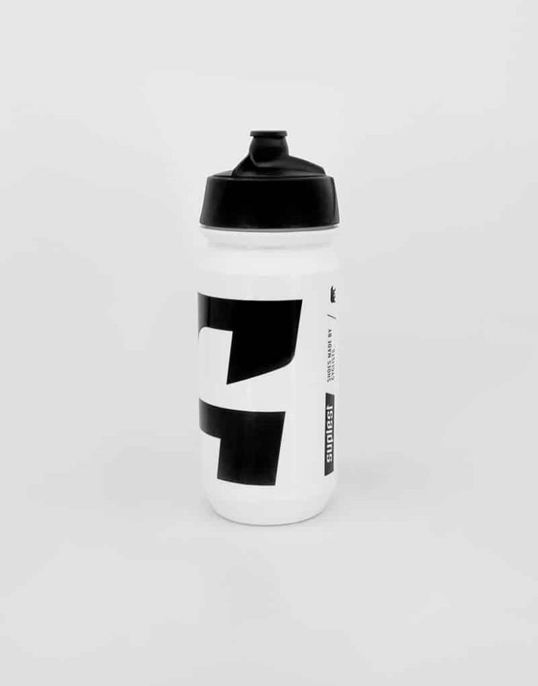 Suplest Bidon white/black logo