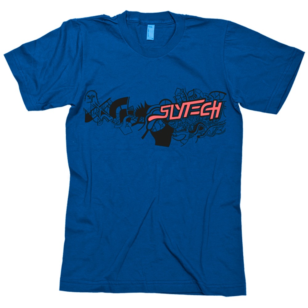 Slytech T Shirt Wall blue Gr.: M