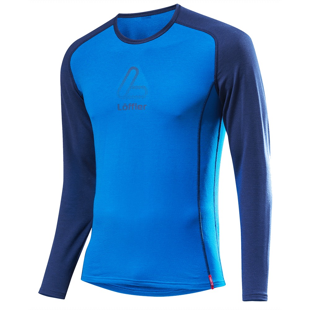 Löffler Shirt Transtex Warm marine tiefblau Gr.: 52