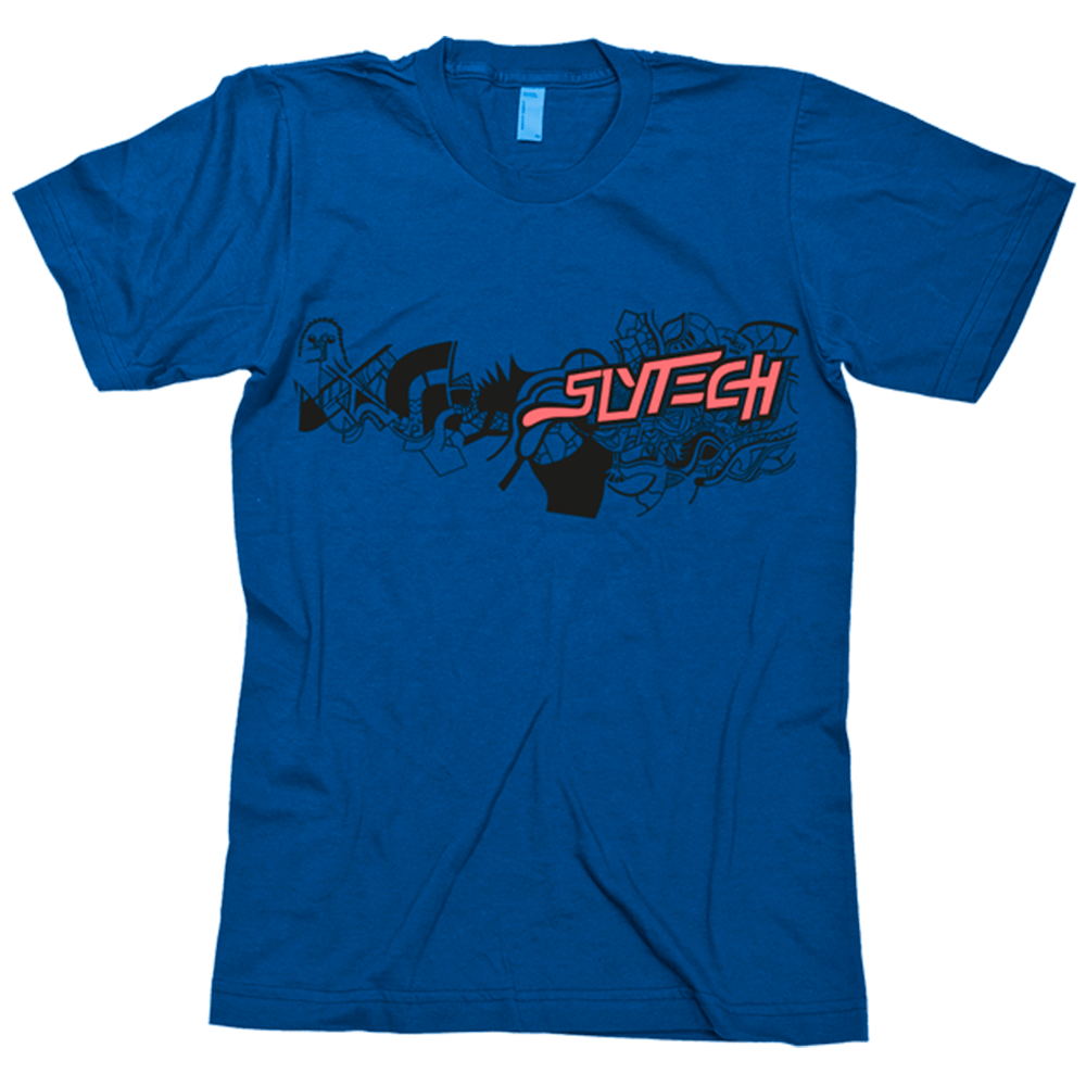 Slytech T Shirt Wall blue Gr.: L